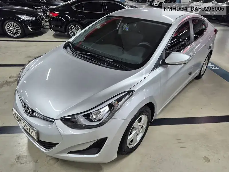 2014 HYUNDAI ELANTRA VIN KMHDG41DAFU298006 — фото 2
