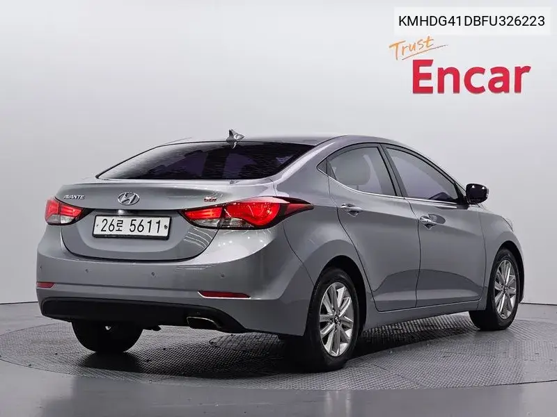2014 HYUNDAI ELANTRA VIN KMHDG41DBFU326223 — фото 2