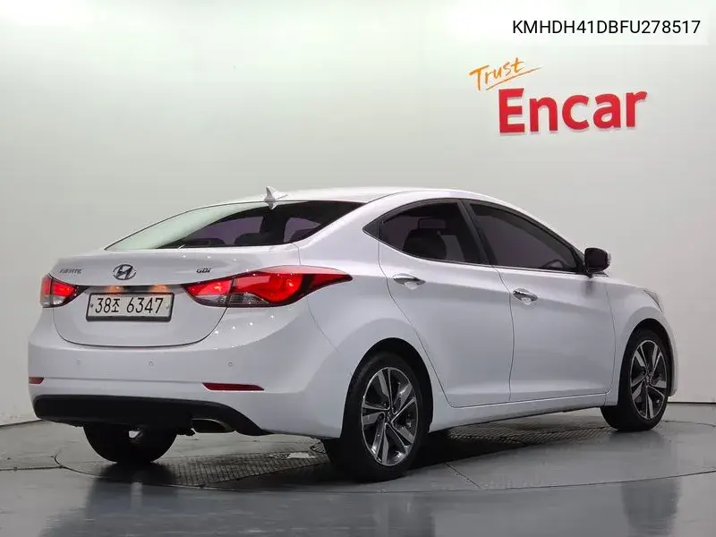 2014 HYUNDAI ELANTRA VIN KMHDH41DBFU278517 — фото 2