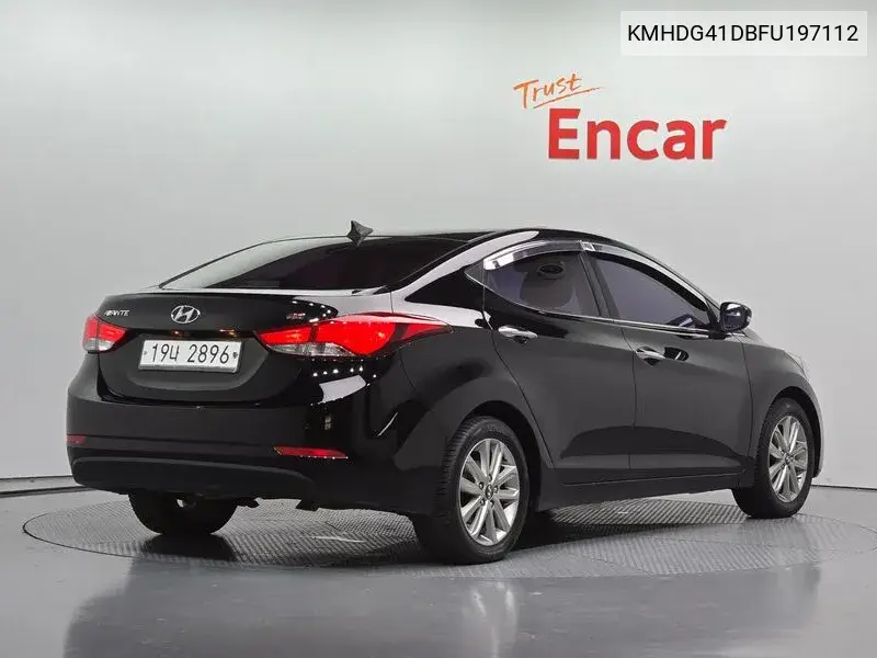 2014 HYUNDAI ELANTRA VIN KMHDG41DBFU197112 — фото 2