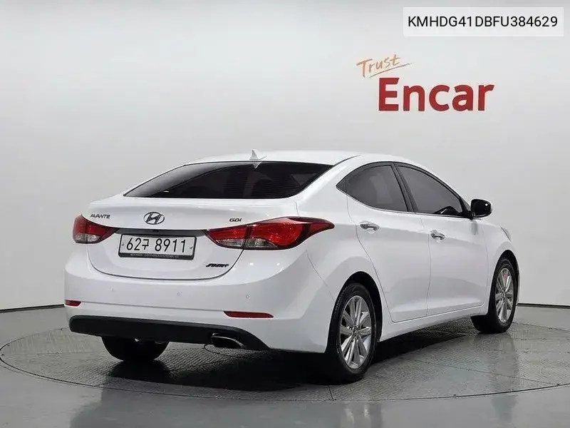 2015 HYUNDAI ELANTRA VIN KMHDG41DBFU384629 — фото 2