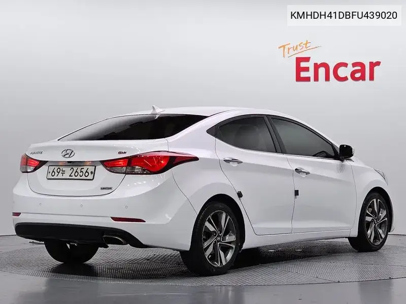 2015 HYUNDAI ELANTRA VIN KMHDH41DBFU439020 — фото 2