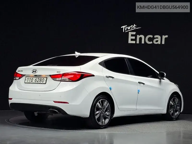 2015 HYUNDAI ELANTRA VIN KMHDG41DBGU564900 — фото 2