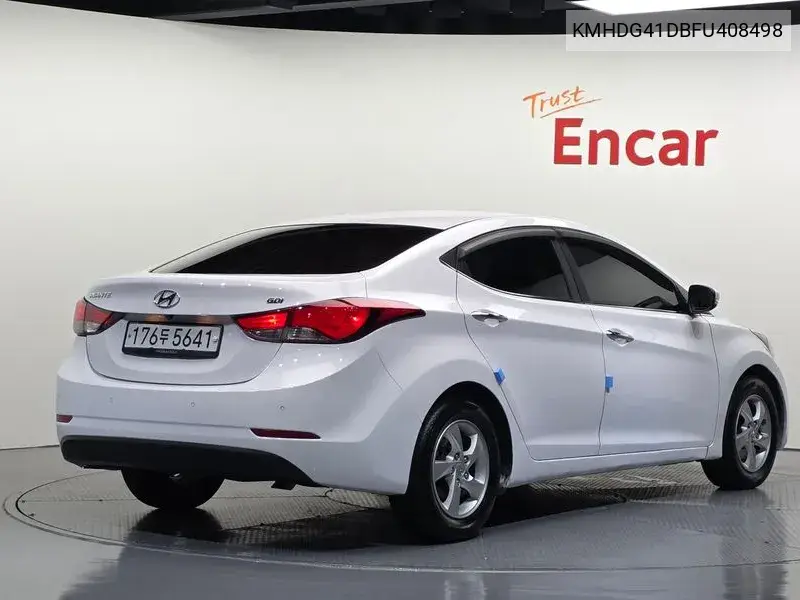 2015 HYUNDAI ELANTRA VIN KMHDG41DBFU408498 — фото 2