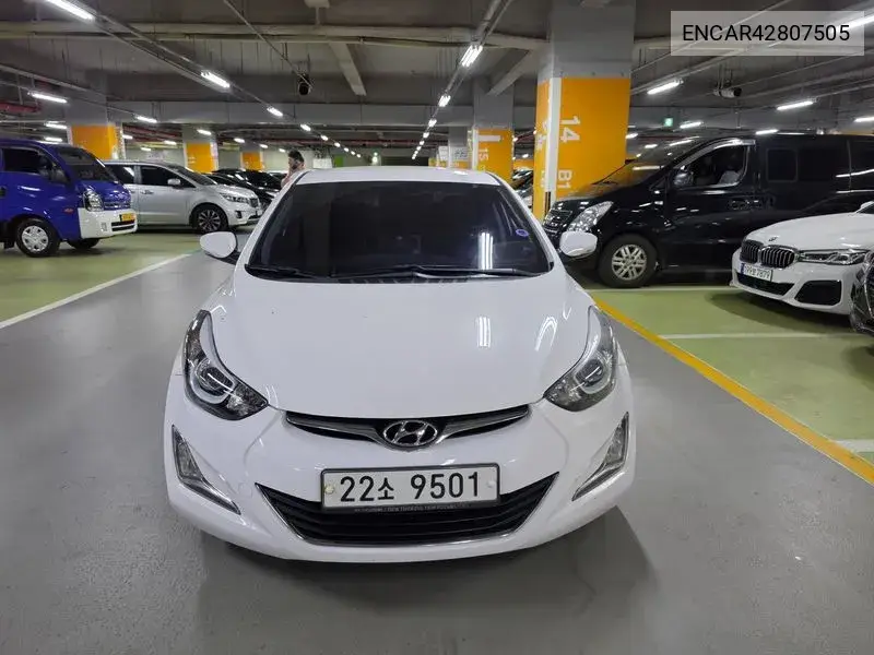 HYUNDAI ELANTRA 2015, VIN N/A