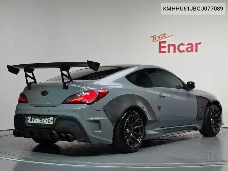 2012 HYUNDAI GENESIS COUPE VIN KMHHU61JBCU077089 — фото 2