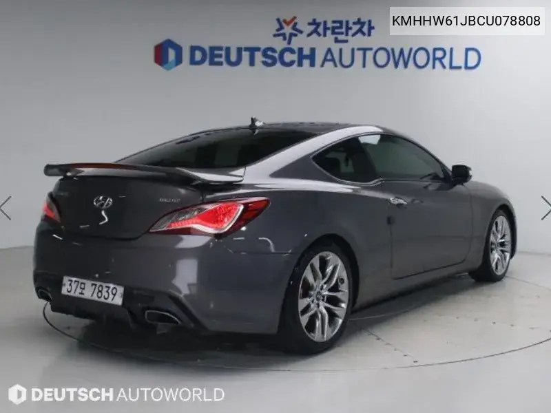 2012 HYUNDAI GENESIS COUPE VIN KMHHW61JBCU078808 — фото 2