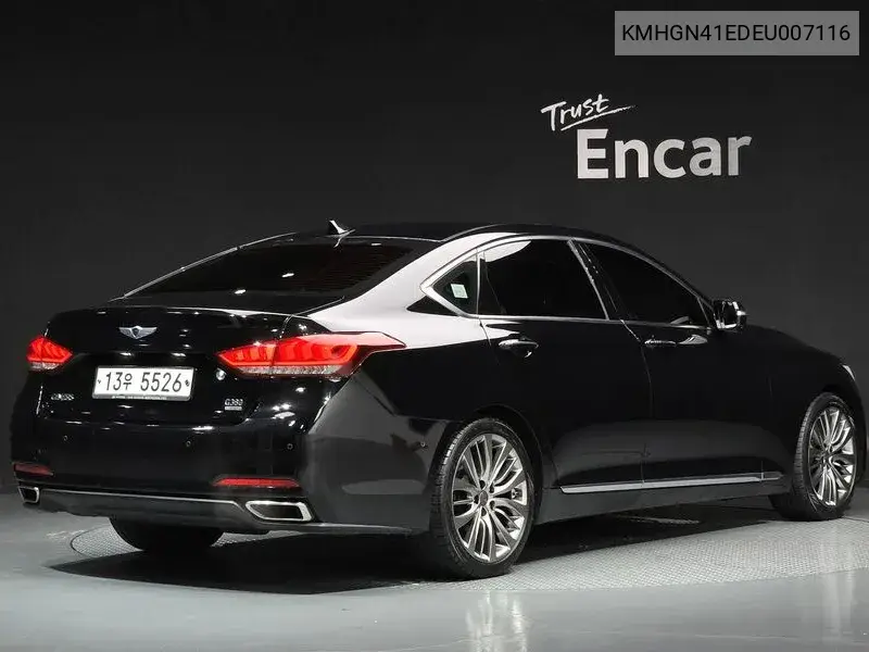 2014 HYUNDAI GENESIS VIN KMHGN41EDEU007116 — фото 2