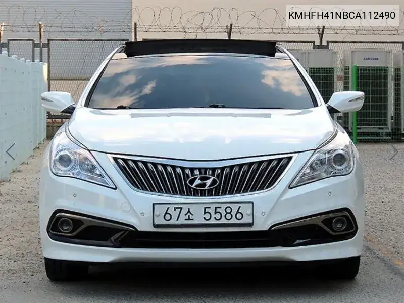 2011 HYUNDAI GRANDEUR VIN KMHFH41NBCA112490 — фото 2