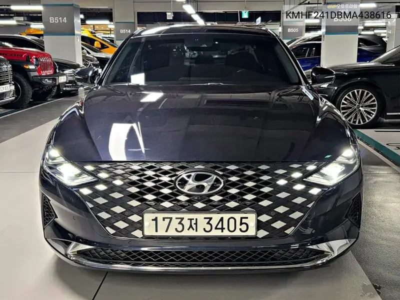 2021 HYUNDAI GRANDEUR VIN KMHF241DBMA438616 — фото 2