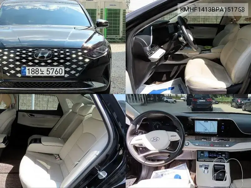 HYUNDAI GRANDEUR 2022, VIN KMHF1413BPA151758