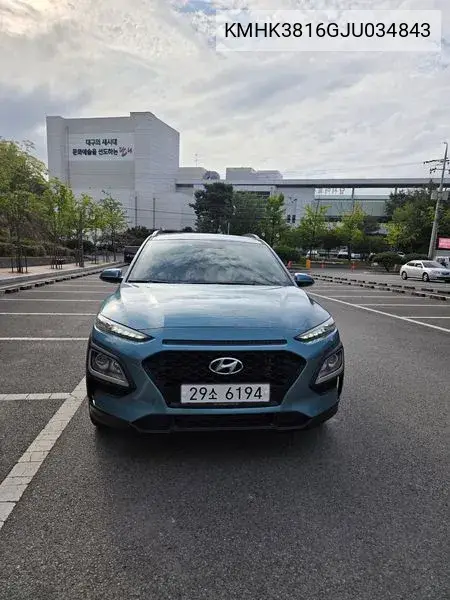 HYUNDAI KONA 2017, VIN KMHK3816GJU034843