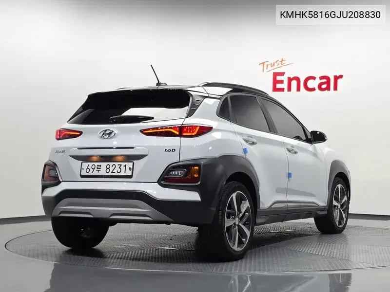 HYUNDAI KONA 2018, VIN KMHK5816GJU208830