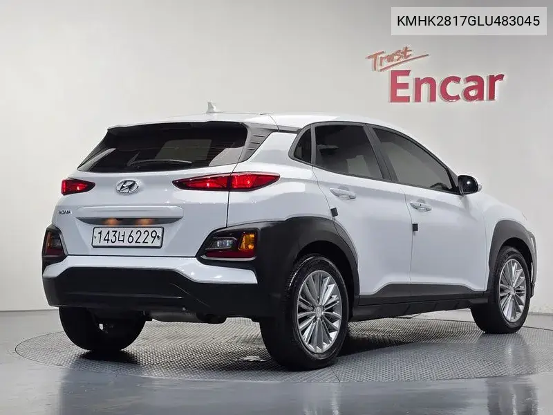 2019 HYUNDAI KONA VIN KMHK2817GLU483045 — фото 2