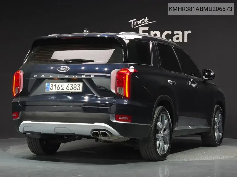 2020 HYUNDAI PALISADE VIN KMHR381ABMU206573 — фото 2