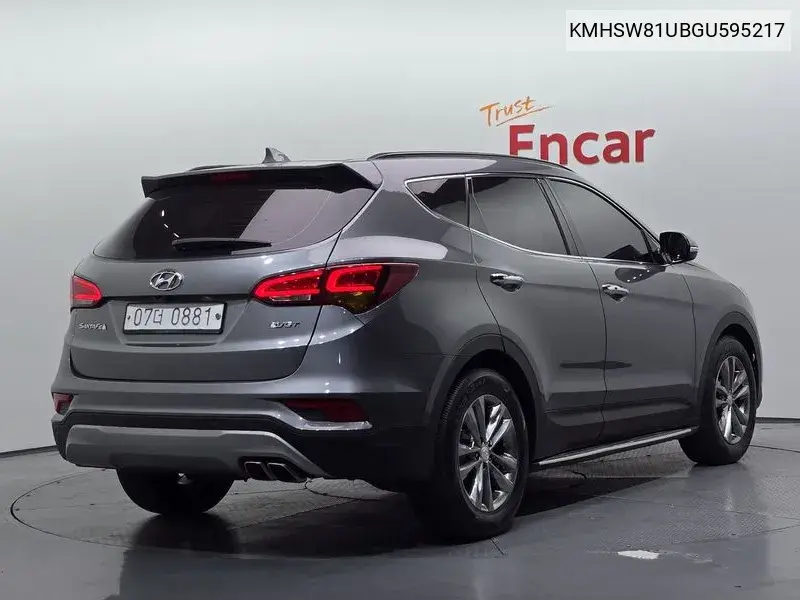 2015 HYUNDAI SANTA FE VIN KMHSW81UBGU595217 — фото 2