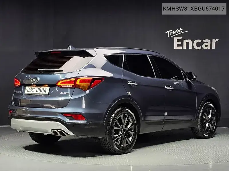 2016 HYUNDAI SANTA FE VIN KMHSW81XBGU674017 — фото 2
