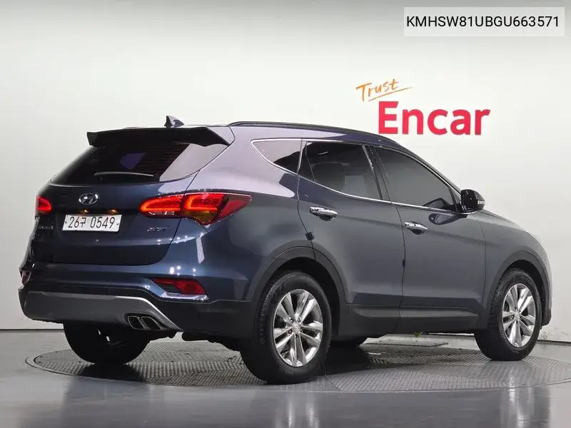 2016 HYUNDAI SANTA FE VIN KMHSW81UBGU663571 — фото 2