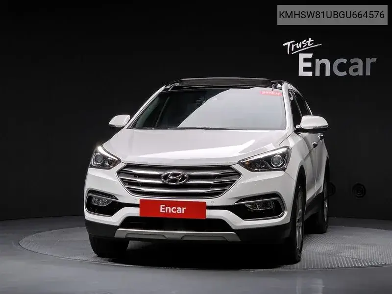 2016 HYUNDAI SANTA FE VIN KMHSW81UBGU664576 — фото 2