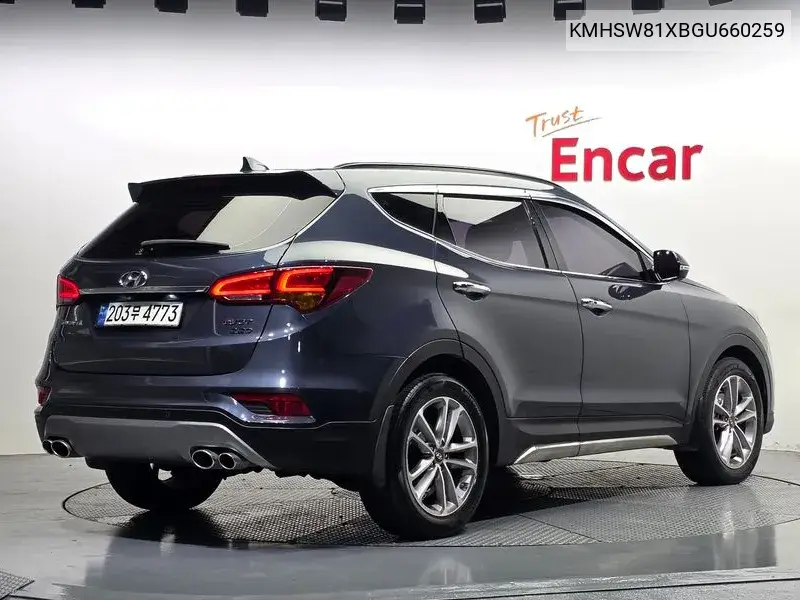 2016 HYUNDAI SANTA FE VIN KMHSW81XBGU660259 — фото 2