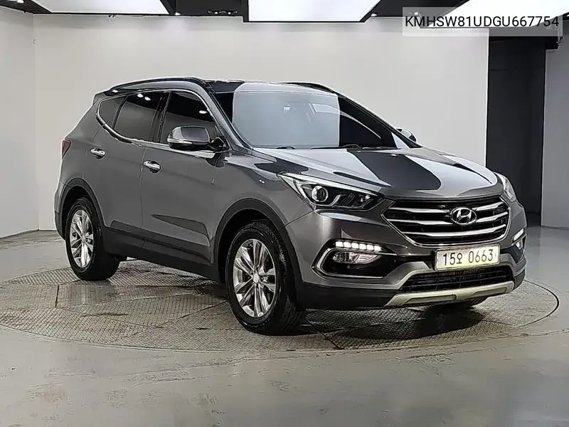 2016 HYUNDAI SANTA FE VIN KMHSW81UDGU667754 — фото 2