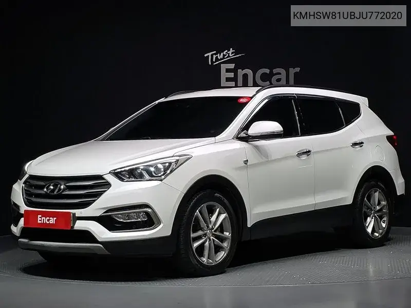 2017 HYUNDAI SANTA FE VIN KMHSW81UBJU772020 — фото 2