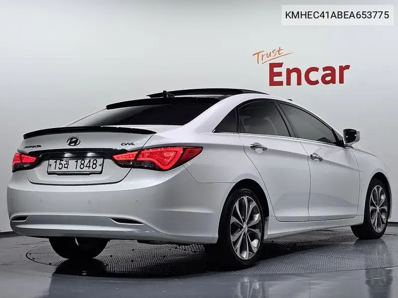 2014 HYUNDAI SONATA VIN KMHEC41ABEA653775 — фото 2
