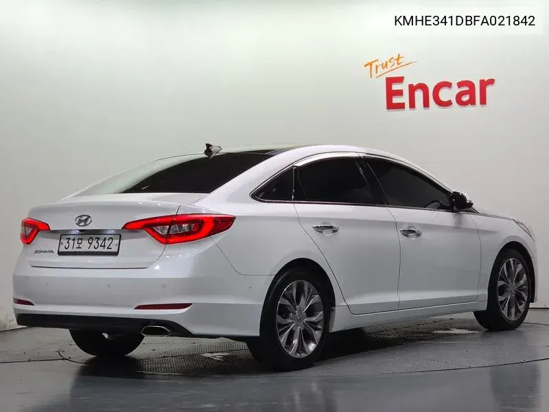 2014 HYUNDAI SONATA VIN KMHE341DBFA021842 — фото 2