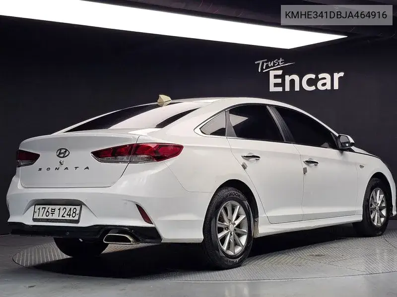 2018 HYUNDAI SONATA VIN KMHE341DBJA464916 — фото 2