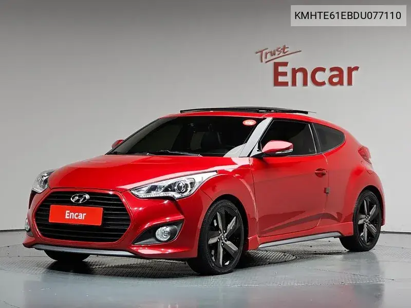 HYUNDAI VELOSTER 2012, VIN KMHTE61EBDU077110