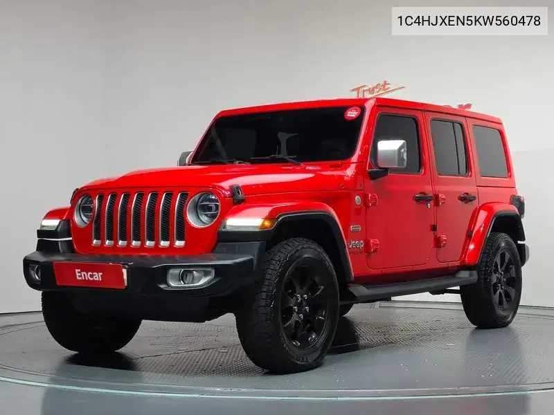 JEEP WRANGLER 2019, VIN 1C4HJXEN5KW560478
