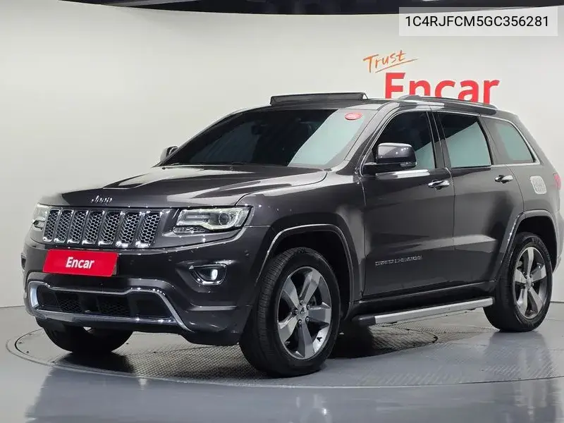 JEEP GRAND CHEROKEE 2016, VIN 1C4RJFCM5GC356281