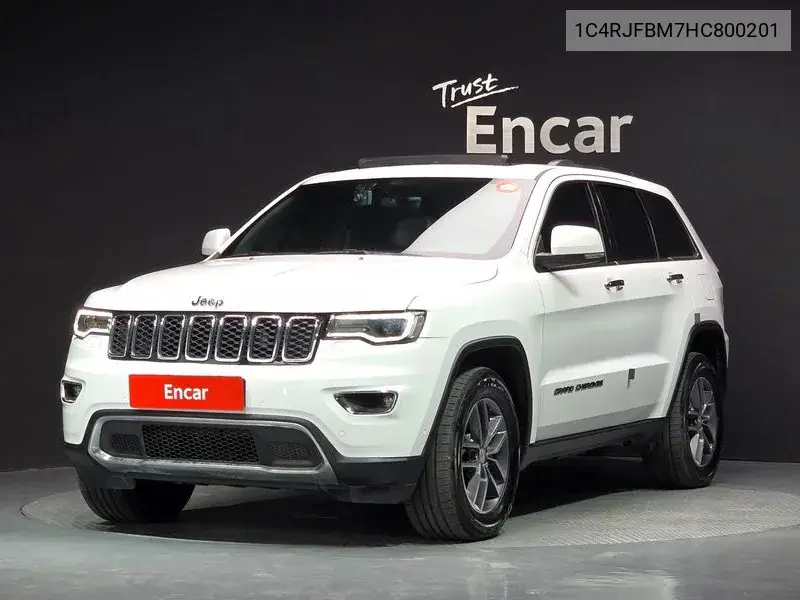 JEEP GRAND CHEROKEE 2017, VIN 1C4RJFBM7HC800201