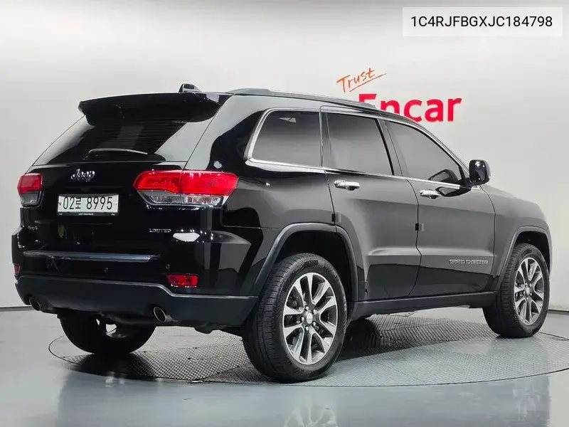 2018 JEEP GRAND CHEROKEE VIN 1C4RJFBGXJC184798 — фото 2