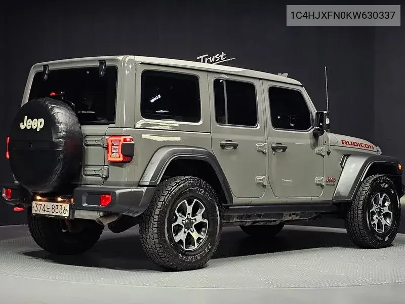 2019 JEEP WRANGLER VIN 1C4HJXFN0KW630337 — фото 2