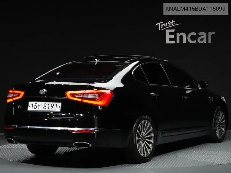 2013 KIA CADENZA VIN KNALM415BDA115099 — фото 2