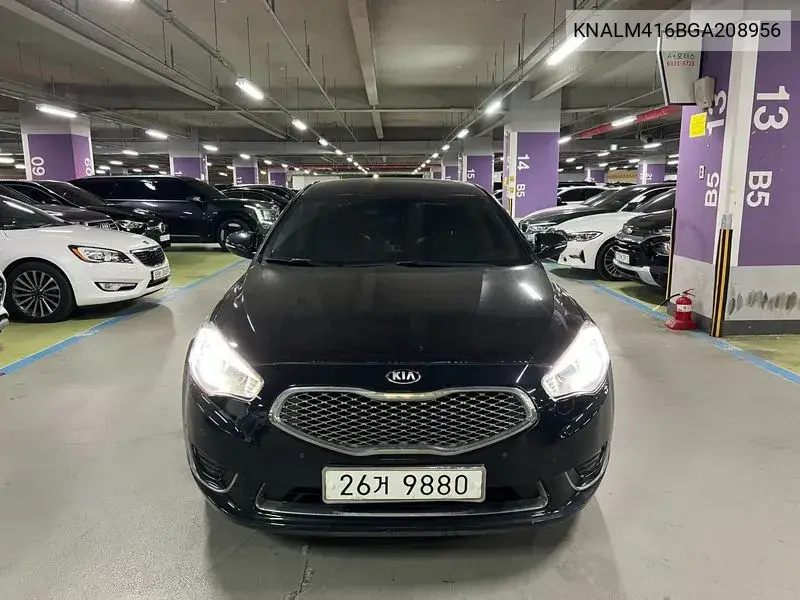 2015 KIA CADENZA VIN KNALM416BGA208956 — фото 2