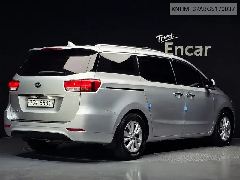 2015 KIA CARNIVAL VIN KNHMF37ABGS170037 — фото 2