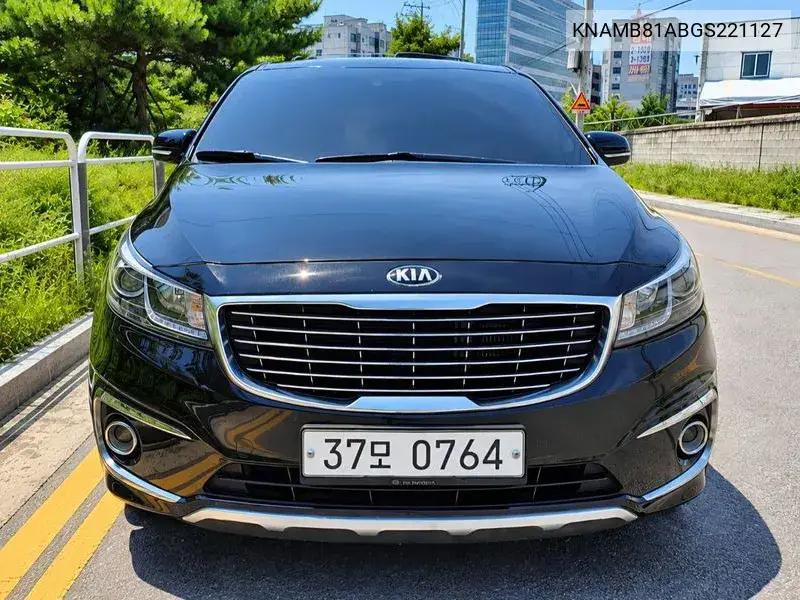 2016 KIA CARNIVAL VIN KNAMB81ABGS221127 — фото 2