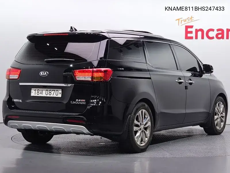 2016 KIA CARNIVAL VIN KNAME811BHS247433 — фото 2