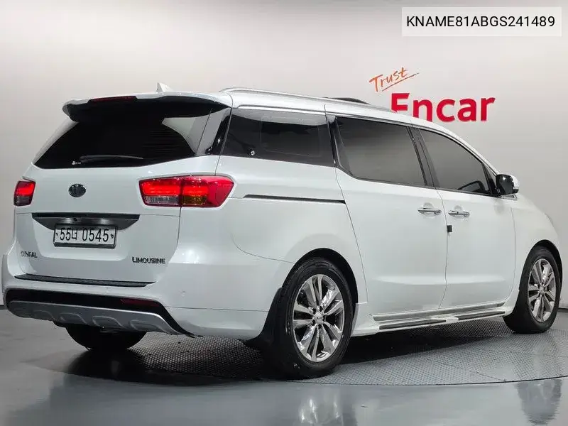 2016 KIA CARNIVAL VIN KNAME81ABGS241489 — фото 2