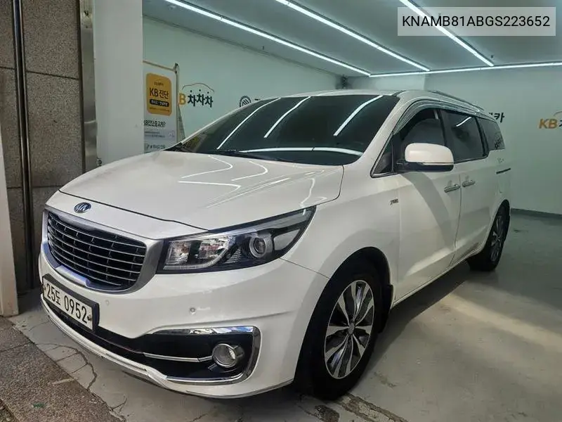 KIA CARNIVAL 2016, VIN KNAMB81ABGS223652