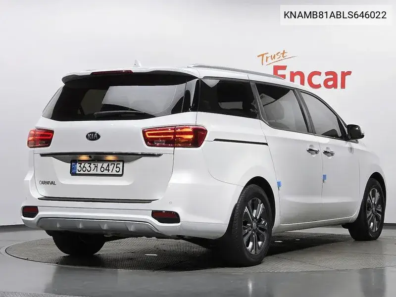 2020 KIA CARNIVAL VIN KNAMB81ABLS646022 — фото 2