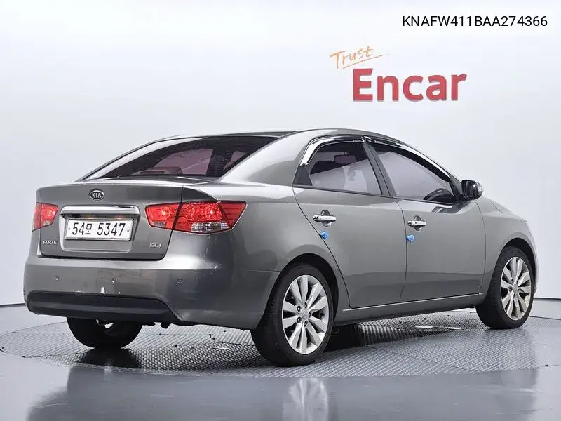 2010 KIA FORTE VIN KNAFW411BAA274366 — фото 2