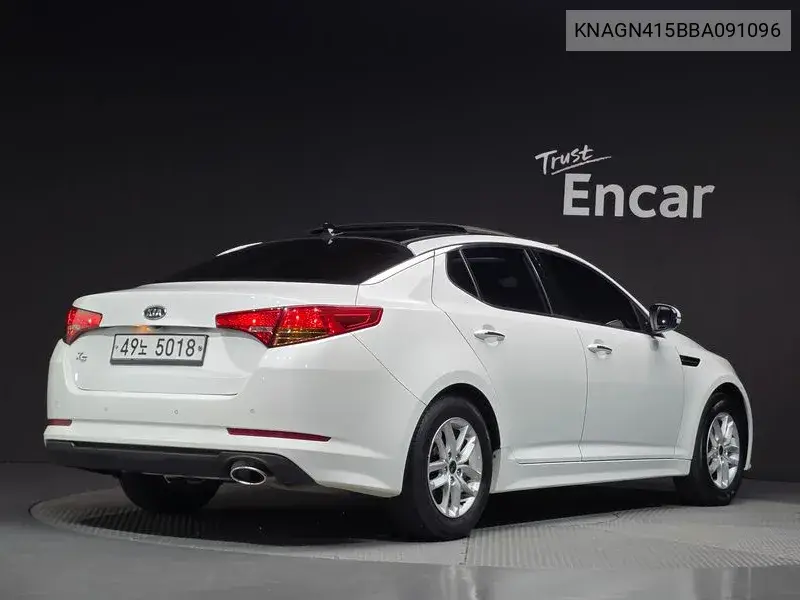 2011 KIA K5 VIN KNAGN415BBA091096 — фото 2