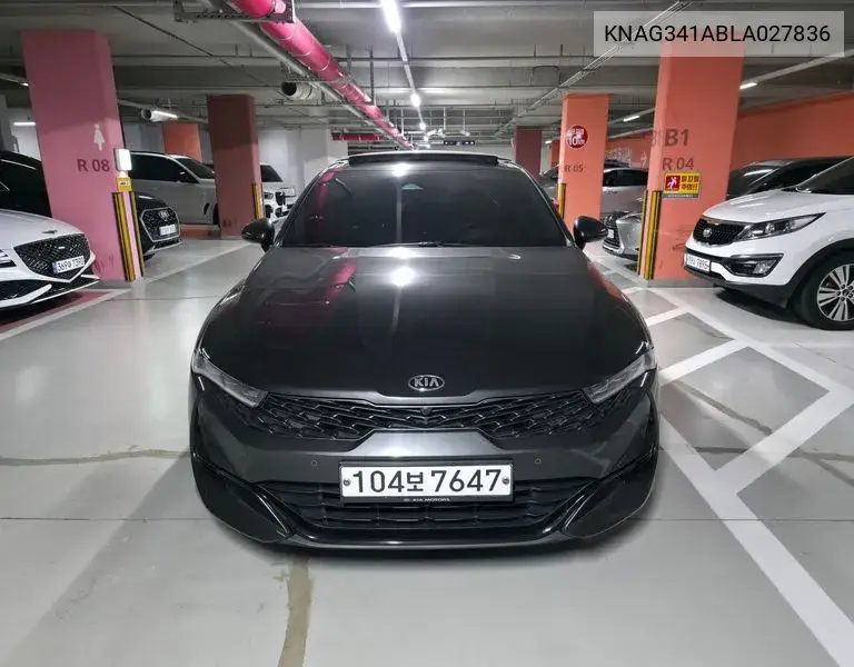 KIA K5 2020, VIN KNAG341ABLA027836