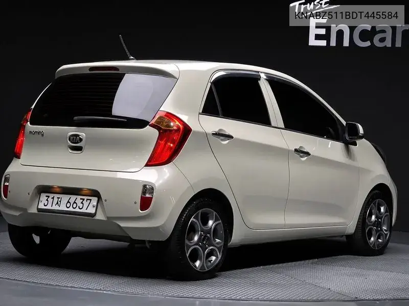 2012 KIA MORNING VIN KNABZ511BDT445584 — фото 2
