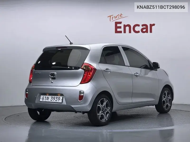 2012 KIA MORNING VIN KNABZ511BCT298096 — фото 2