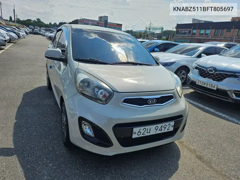 2014 KIA MORNING VIN KNABZ511BFT805697 — фото 2