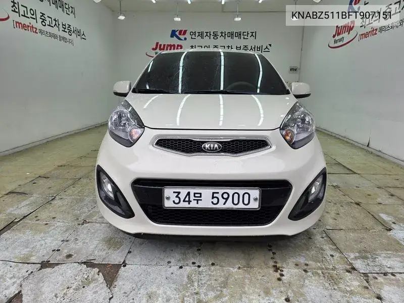 2014 KIA MORNING VIN KNABZ511BFT907151 — фото 2